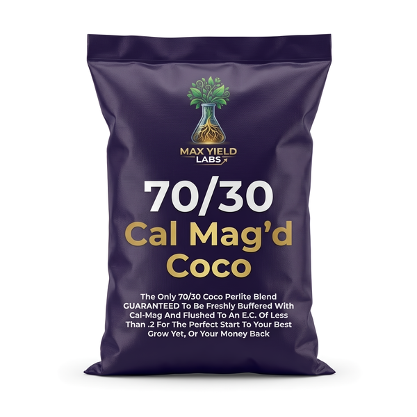 70/30 Pre-Buffered Coco Perlite Mix | Cal Mag'd Coco – Max Yield Labs