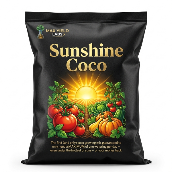 Sunshine Coco | Water Once, Grow All Day – Max Yield Labs