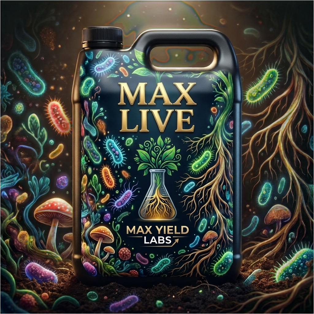 MAX Live bottle — weekly microbiome booster